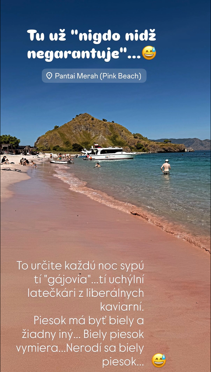 Pavel Bruchala na dovolenke sparodoval výroky ministerky kultúry Martiny Šimkovičovej. 