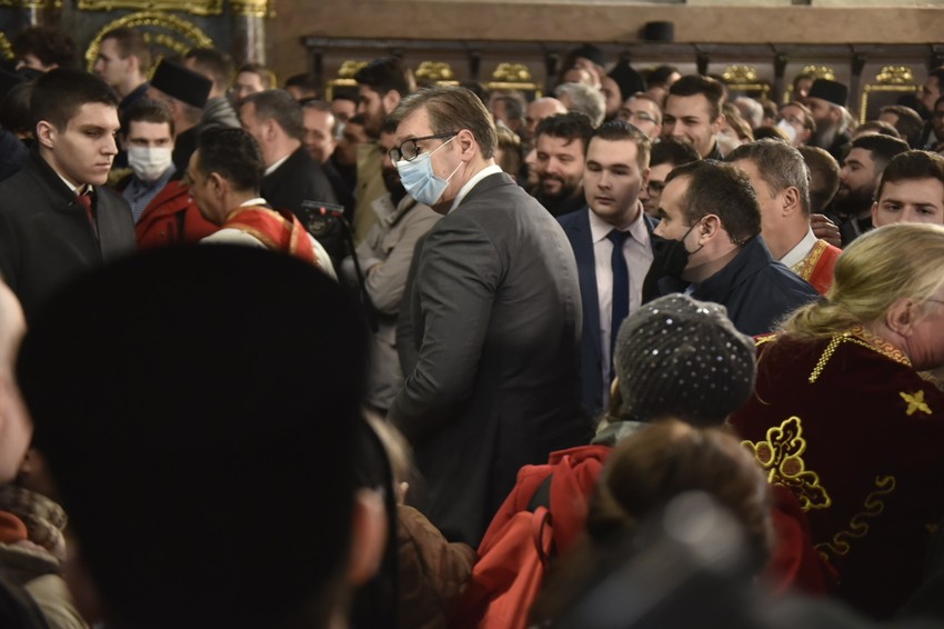 Prdsednik Srbije Aleksandar Vučić