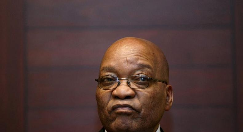 South African President Jacob Zuma listens during a news conference in Cape Town, South Africa, September 10, 2009. 