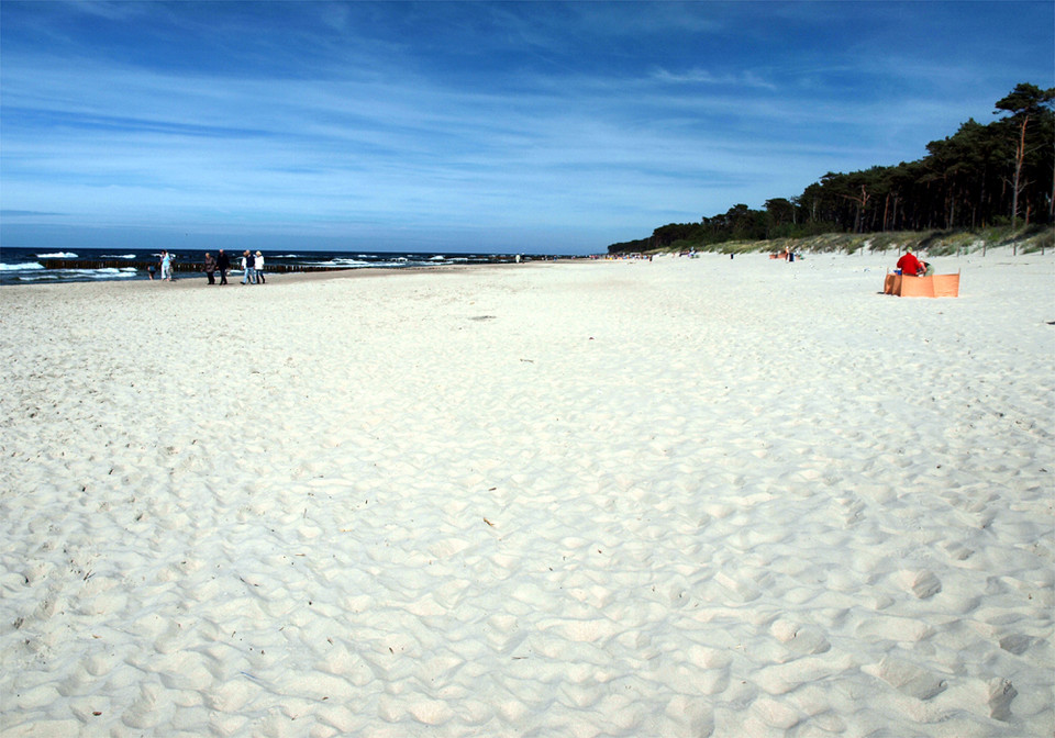 Najszersze plaże Polski - Dzwirzyno