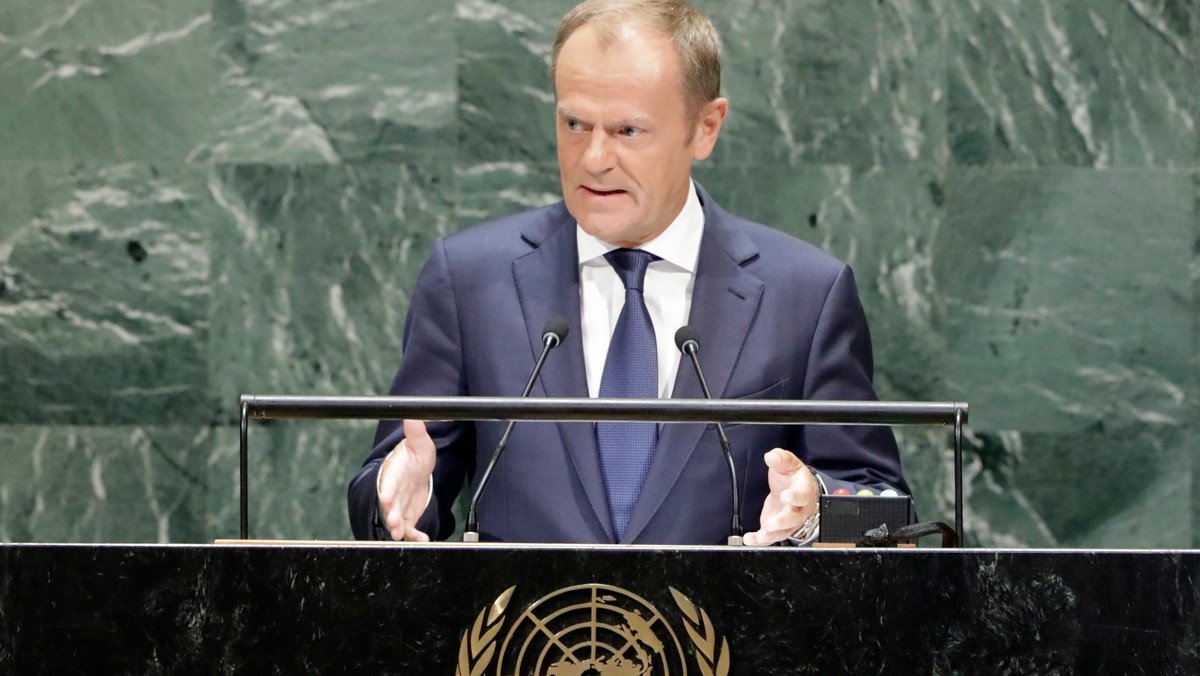 Donald Tusk w ONZ: prawo powinno być ponad władzą