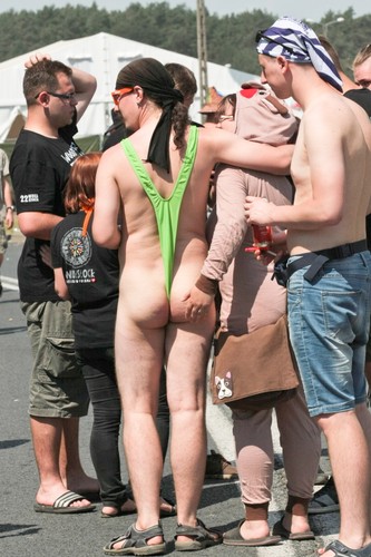 Pojawił się także naśladowca słynnego Borata / fot. Lech Majewski