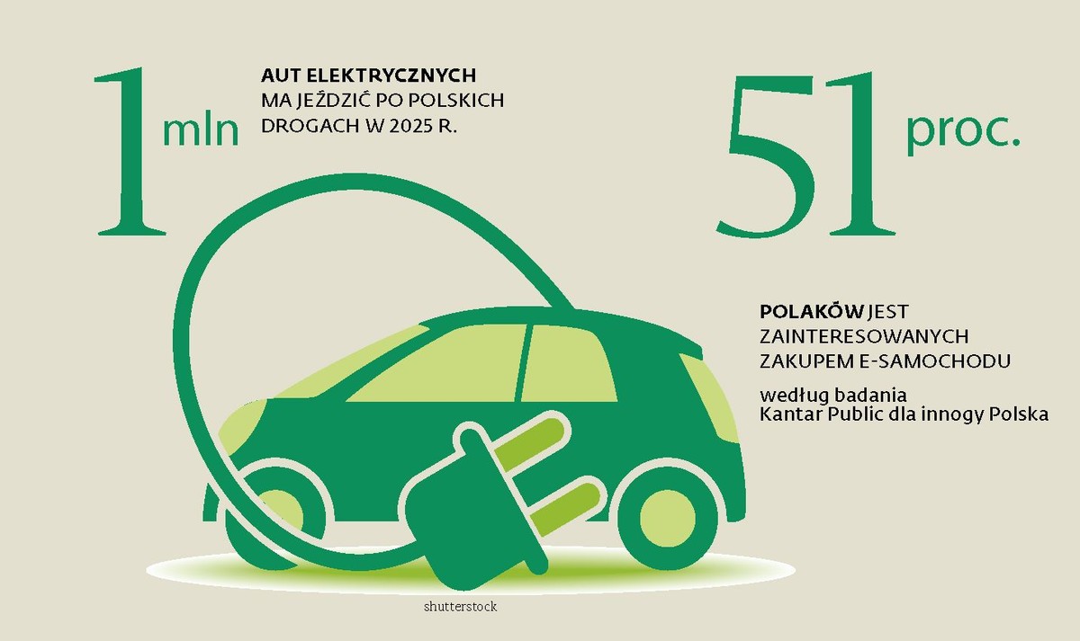 Liczby - elektryczne auta w Polsce