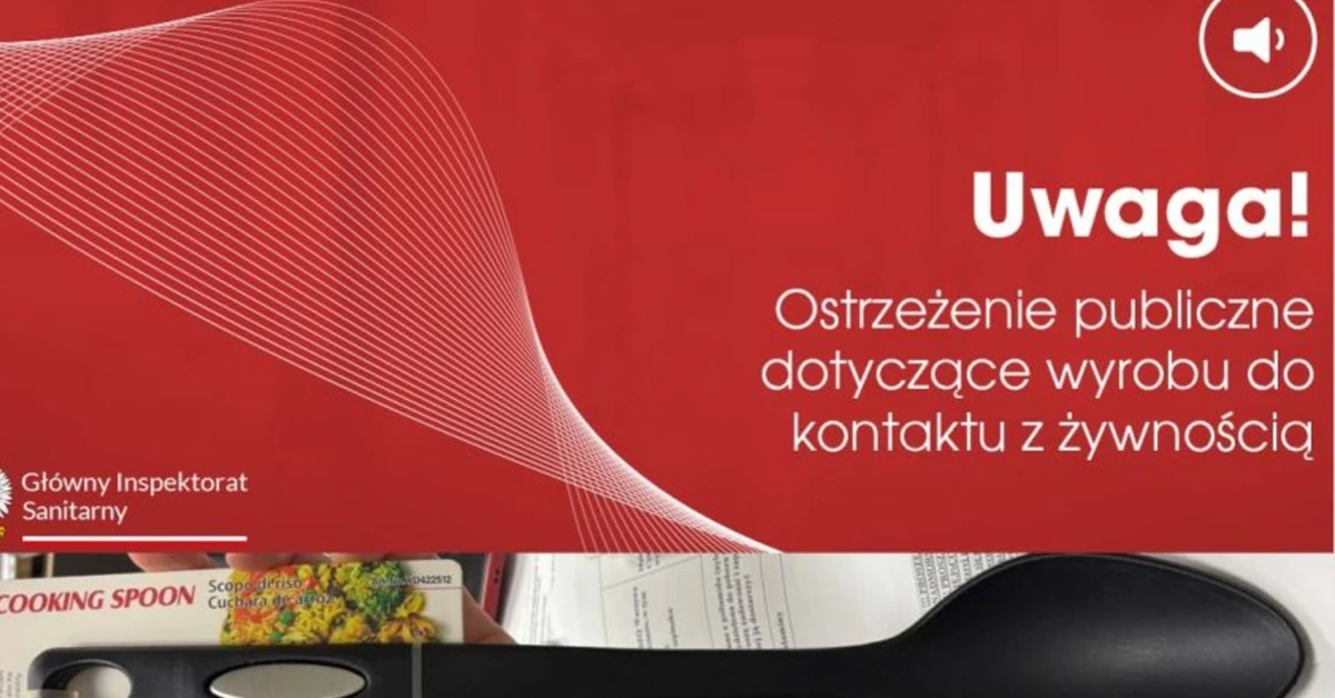Ważne ostrzeżenie GIS. Używanie tej łyżki do ryżu poważnie szkodzi zdrowiu