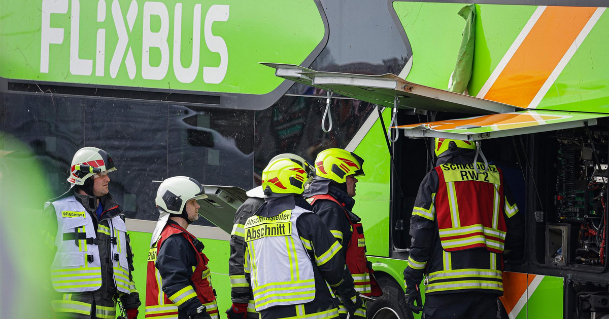 Germany.  Flixbus bus accident near Leipzig.  There are victims and wounded