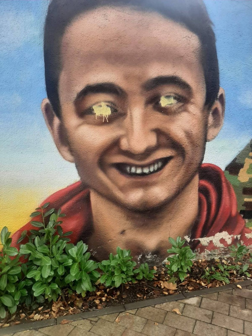 Oštećen mural u Vranju