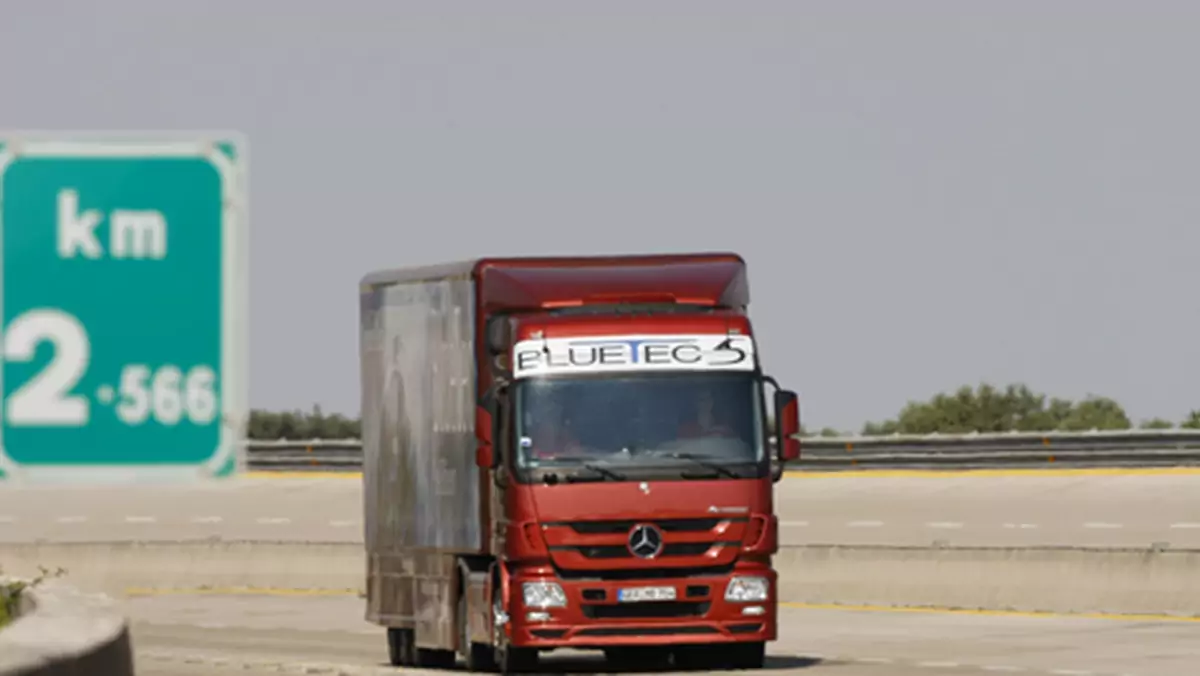 Mercedes Actros - oszczędna ciężarowka!