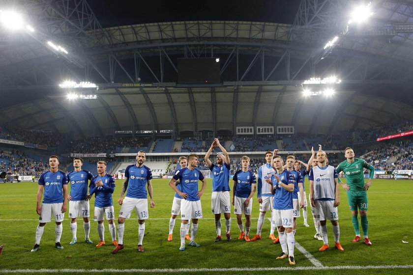 Pilka nozna. Ekstraklasa. Lech Poznan - Gornik Zabrze. 07.04.2018