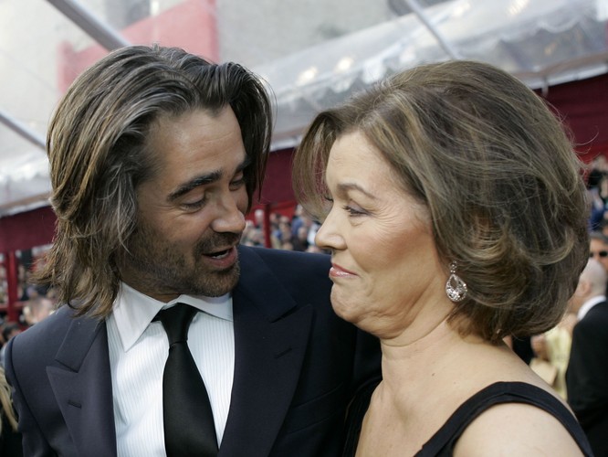 Colin Farrell z ukochaną mamą Ritą