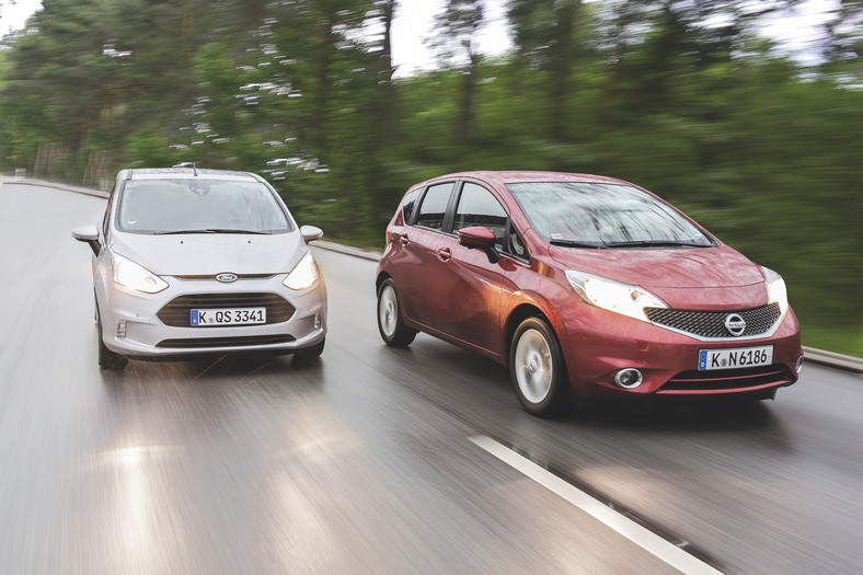 Porownanie Ford B-Max kontra Nissan Note