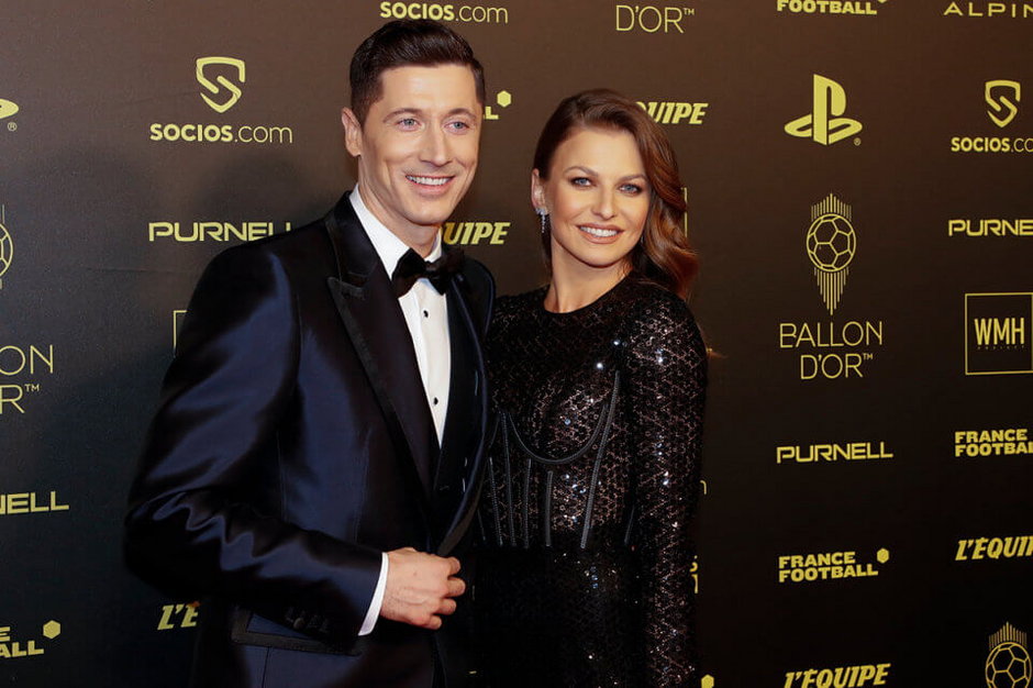 Robert Lewandowski i Ania Lewandowska