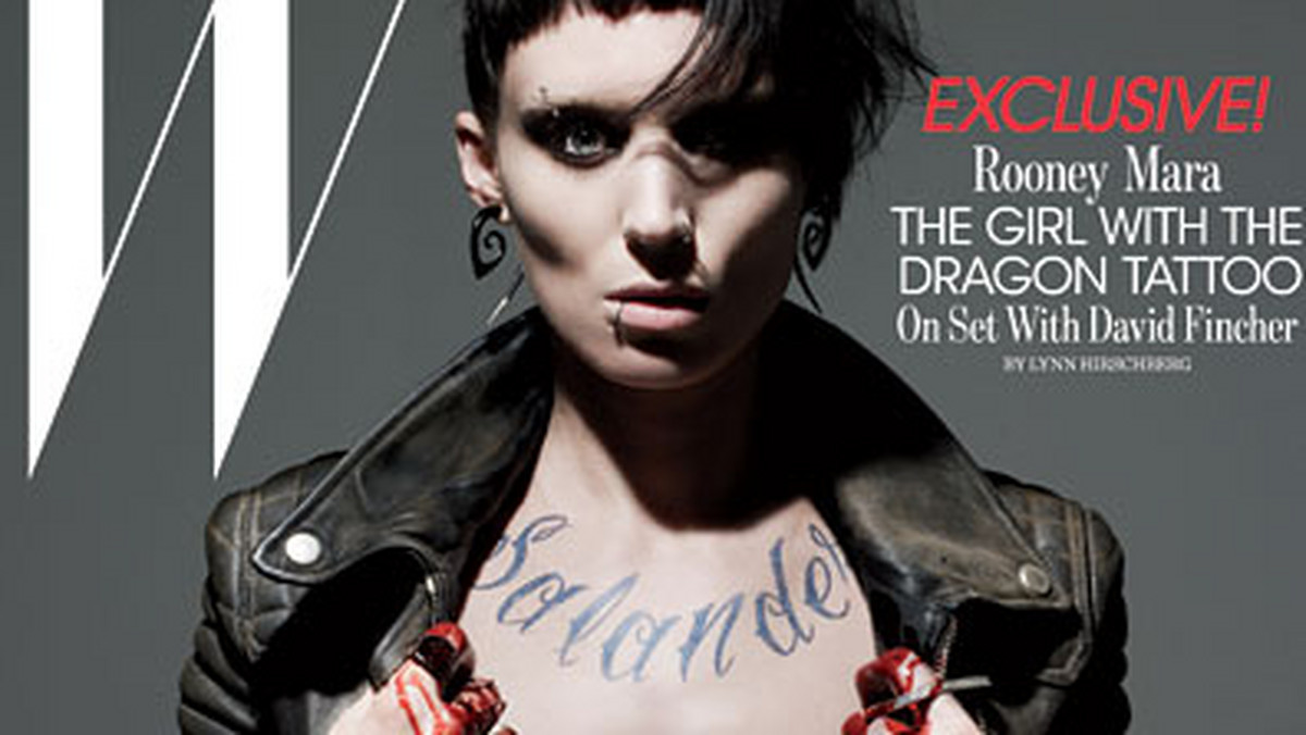 W lutowym numerze magazynu "W" można oglądać świetną sesję Rooney Mary, grającej główną rolę w filmie "The Girl with the Dragon Tattoo".