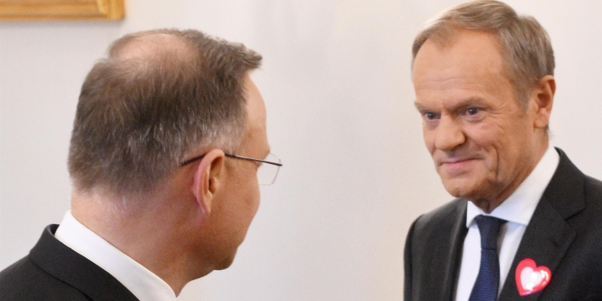 Donald Tusk zaczepił Andrzeja Dudę w internecie. 