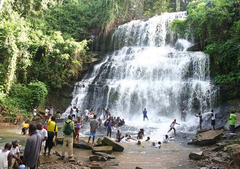 Tourist sites in Ghana: Boti Falls