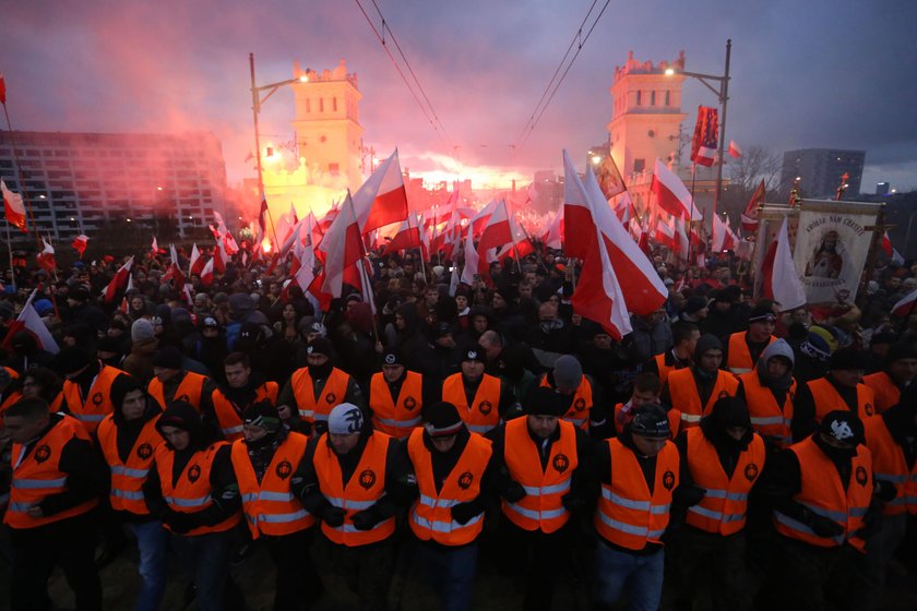 Burza po słowach o nazistach w Warszawie