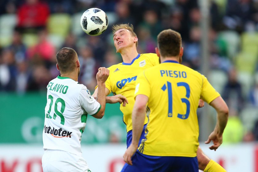 Pilka nozna. Ekstraklasa. Arka Gdynia - Lechia Gdansk. 03.11.2017