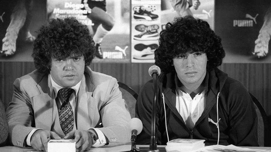 Jorge Cyterszpiler i Diego Maradona
