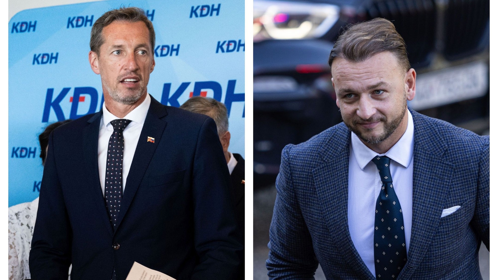 Milan Majerský (KDH) a Matúš Šutaj Eštok (Hlas).