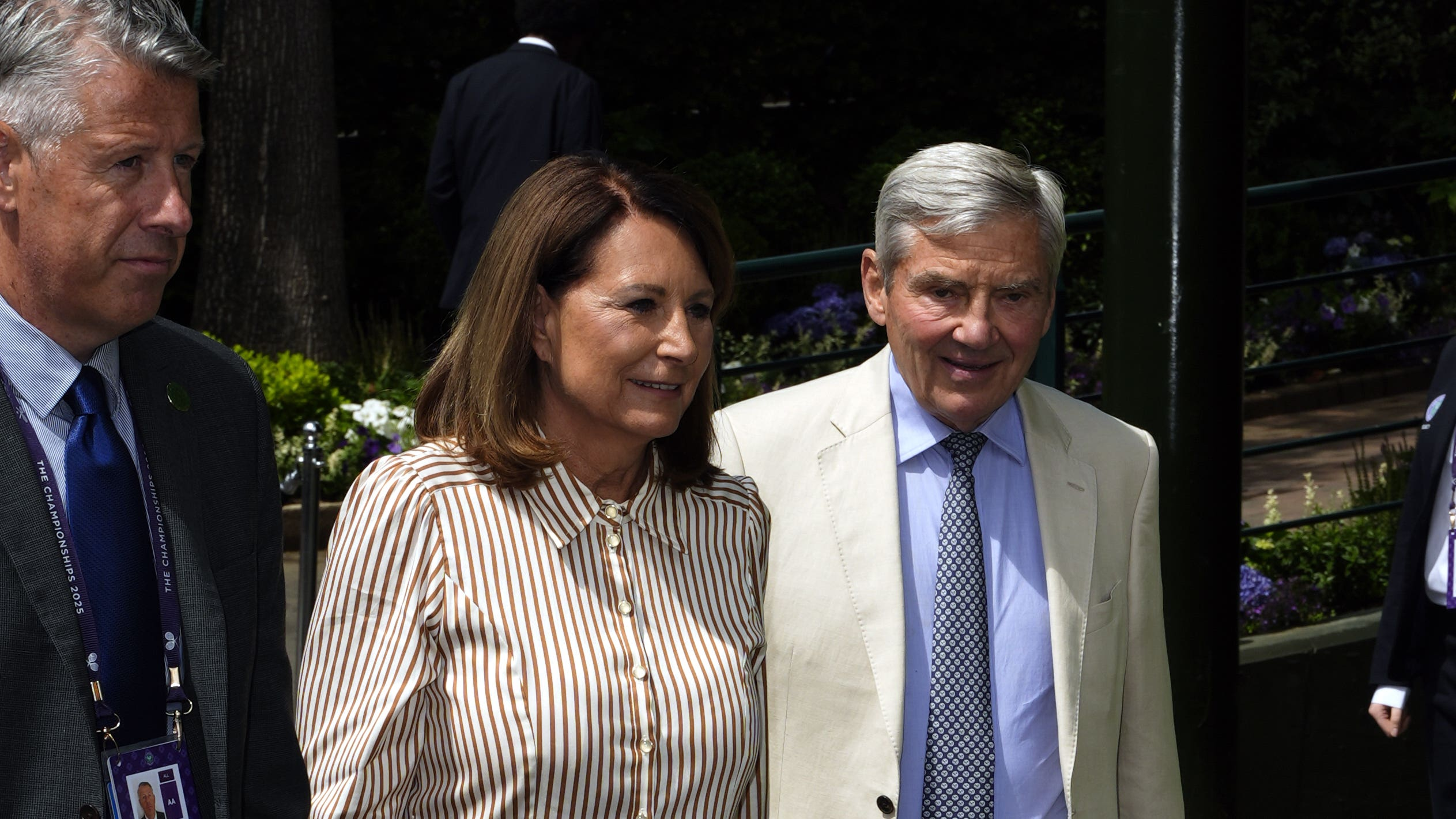 Wimbledon day 8: Kate's parents join star-studded crowd