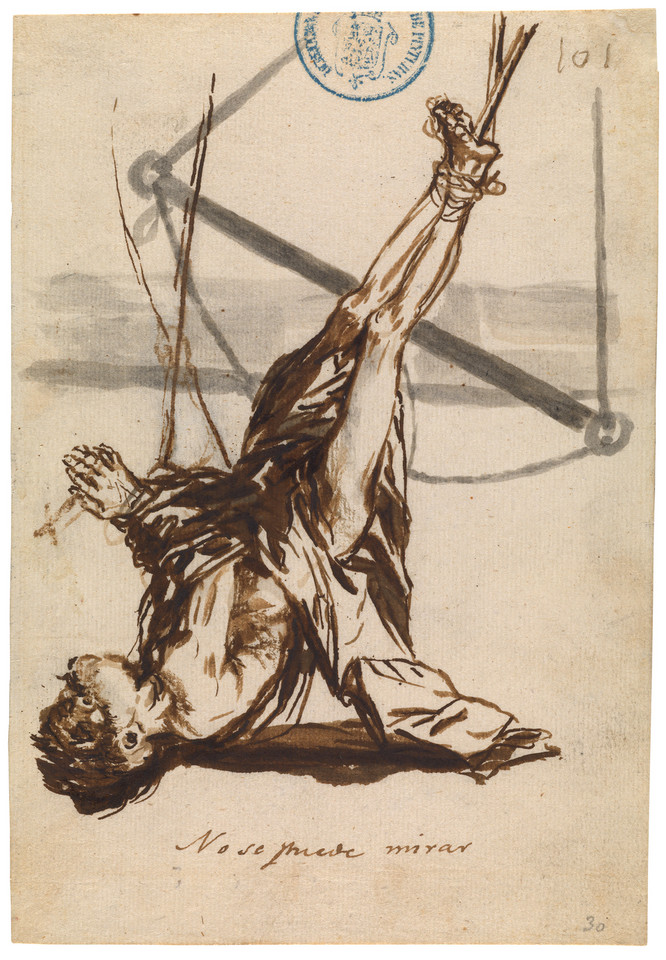 Goya, "Ten, który nie widzi" (1808-14) 