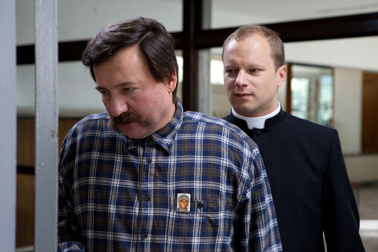 Robert Więckiewicz i Maciej Stuhr w filmie 'Wałęsa'