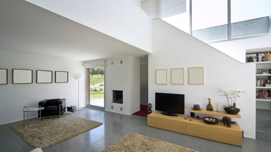 Surowy, minimalistyczny dom