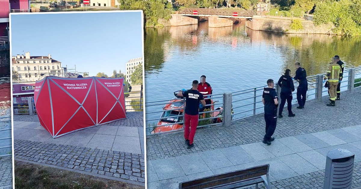 Przechodnie zobaczyli o świcie dryfujące w Odrze ciało. Policja przekazała ważną informację