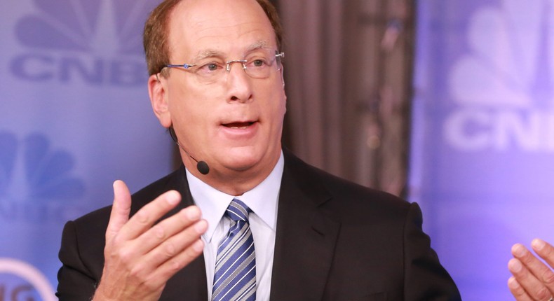 BlackRock CEO Larry Fink.