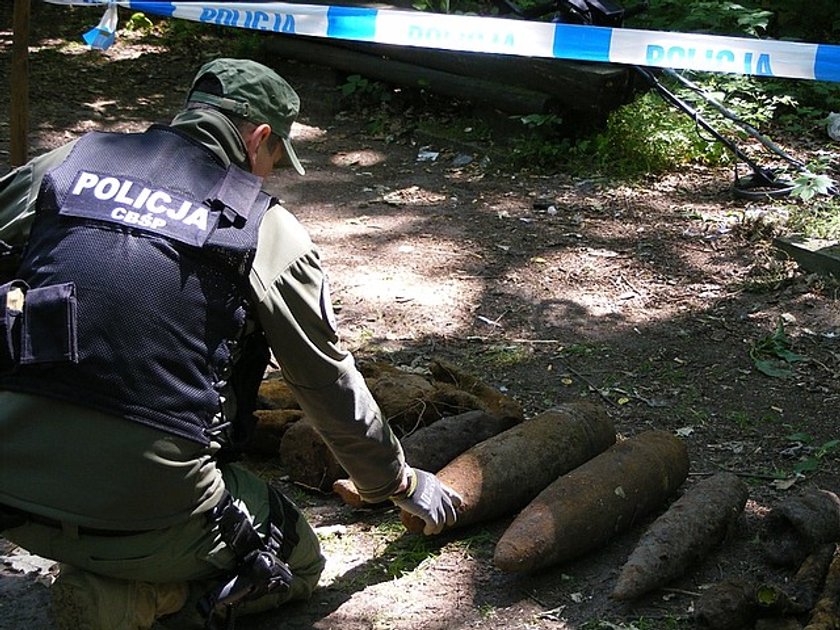 Arsenał z lasu pod Tarnobrzegiem