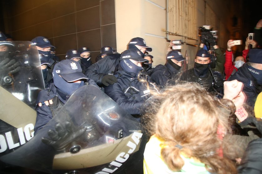 Protest Strajku Kobiet w Warszawie