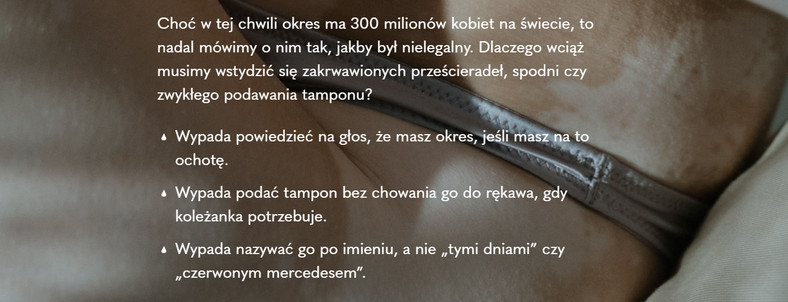 Menstruacja wciąż jest tematem tabu