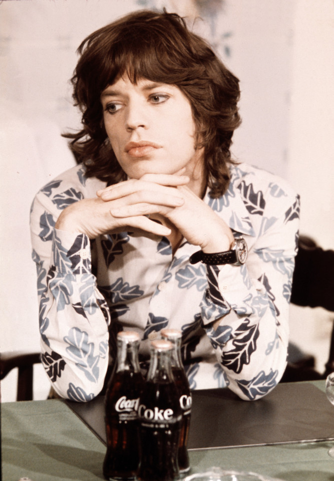 Mick Jagger w latach 70. (fot. Getty Images)