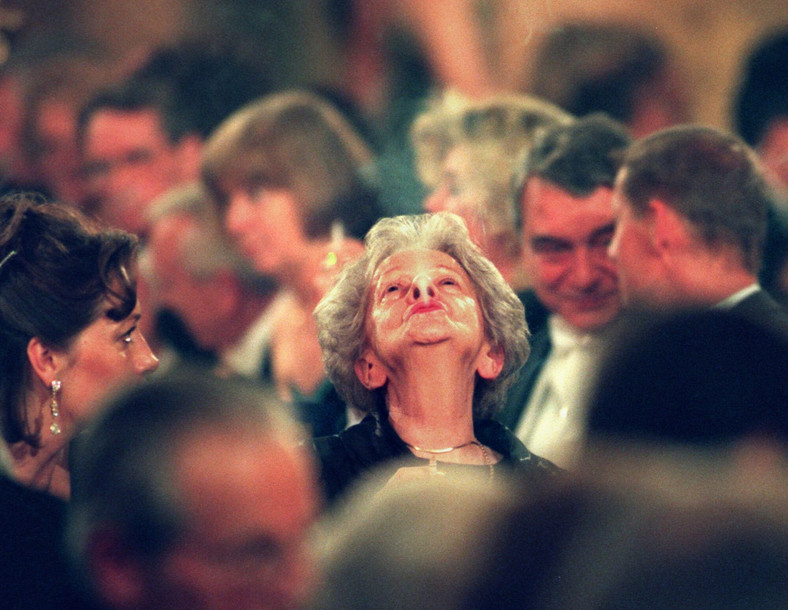 Wisława Szymborska w Sztokholmie (1996)