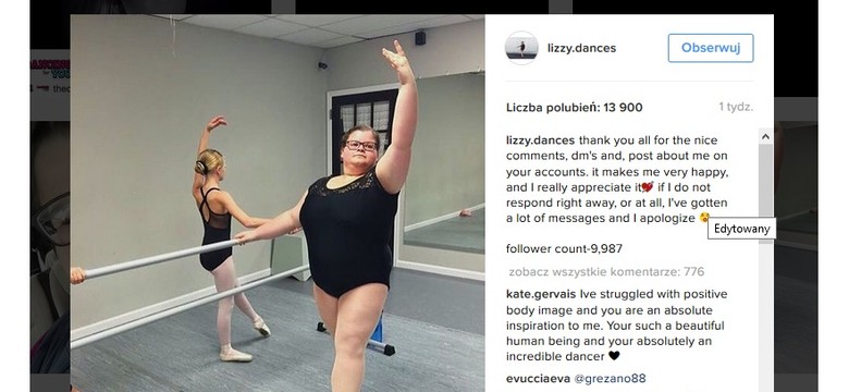 Jedyna w swoim rodzaju: otyła baletnica podbija serca internautów. FOTO