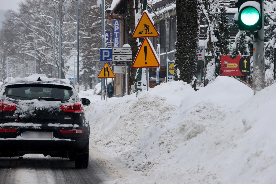 Zakopane pokryte śniegiem