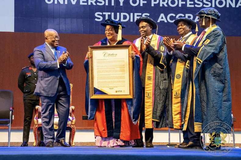 Rebecca-Akufo-Addo Honored