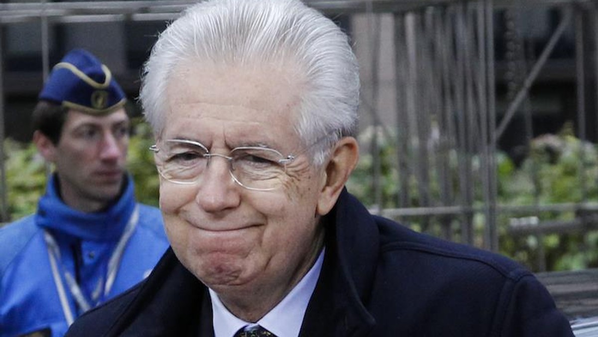 Mario Monti uśmiechnięty