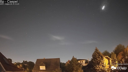 Fényes meteor húzott el a keleti égbolton az éjjel, több webkamera is rögzítette – videó