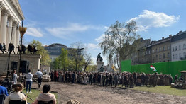 Felfordulás a Kálvin téren, megkezdődött az 1848-as film forgatása – Olvasónk sztárokat is kiszúrt a helyszínen