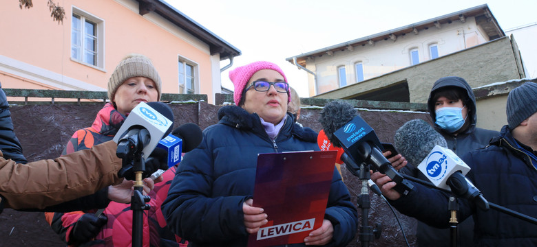 Incydent podczas konferencji posłanki Lewicy. "To są złodzieje i dysydenci"