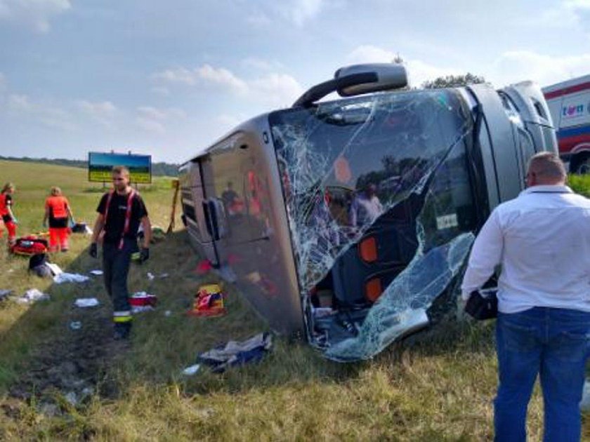 Groźny wypadek w pobliżu miejscowości Klewki