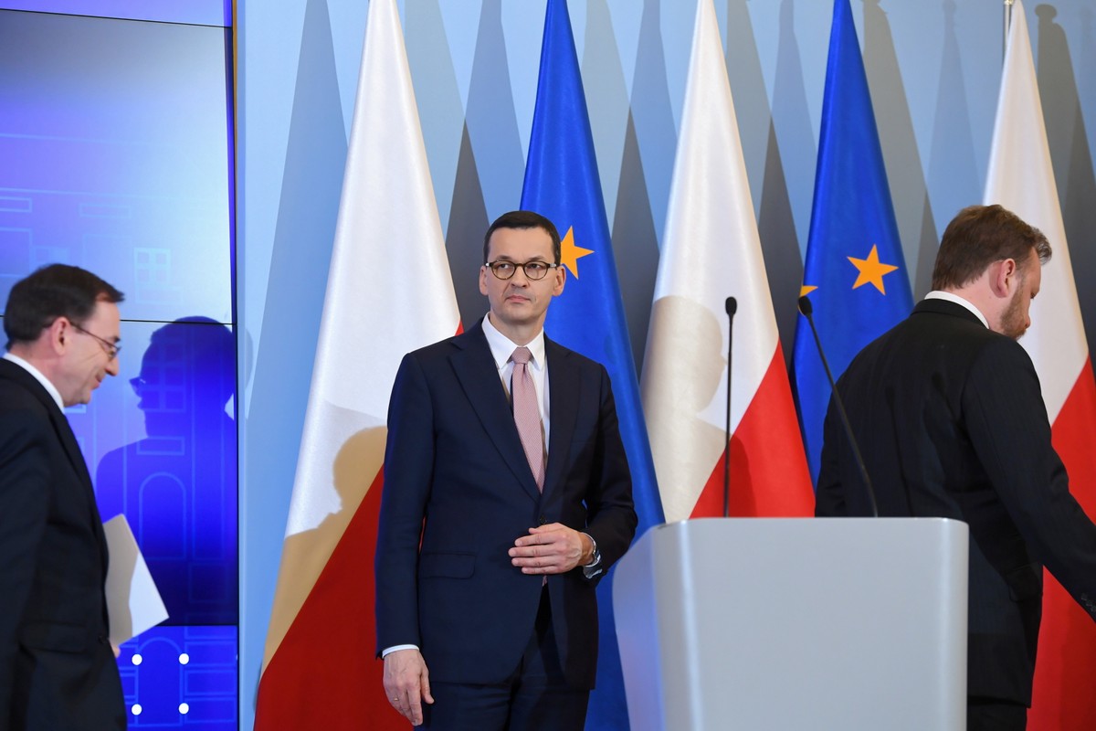 Mateusz Morawiecki, Mariusz Kamiński, Łukasz Szumowski