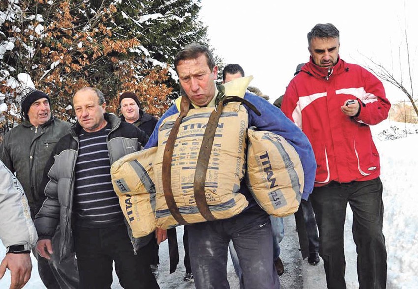 Milovan će u subotu trčati natovaren sa 100 kilograma cementa