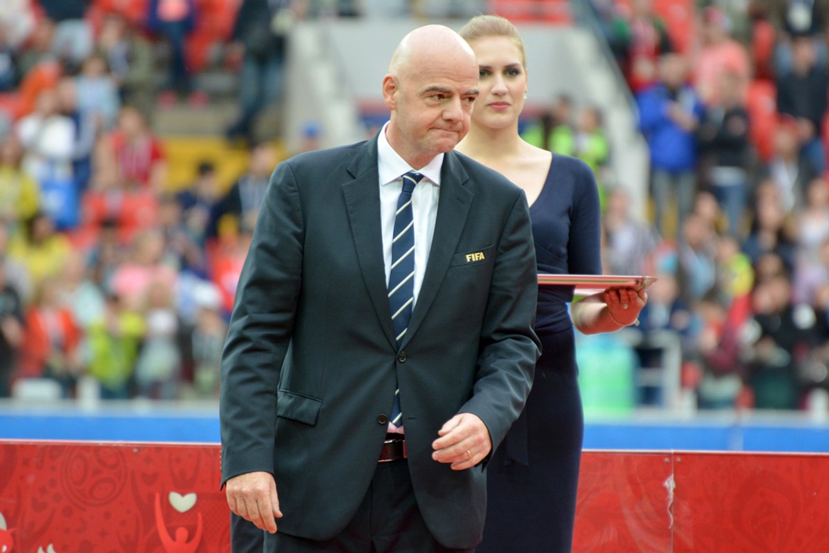 El. MŚ 2018: Szef FIFA na meczu Polska - Czarnogóra