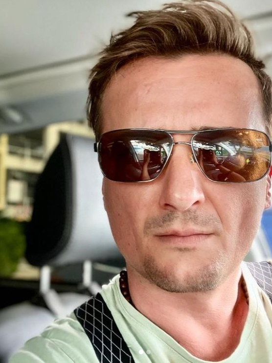 Herec Dano Heriban po zmene imidžu.