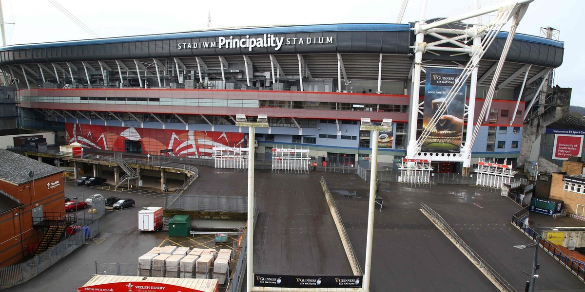 Największy stadion Walii zostanie szpitalem polowym