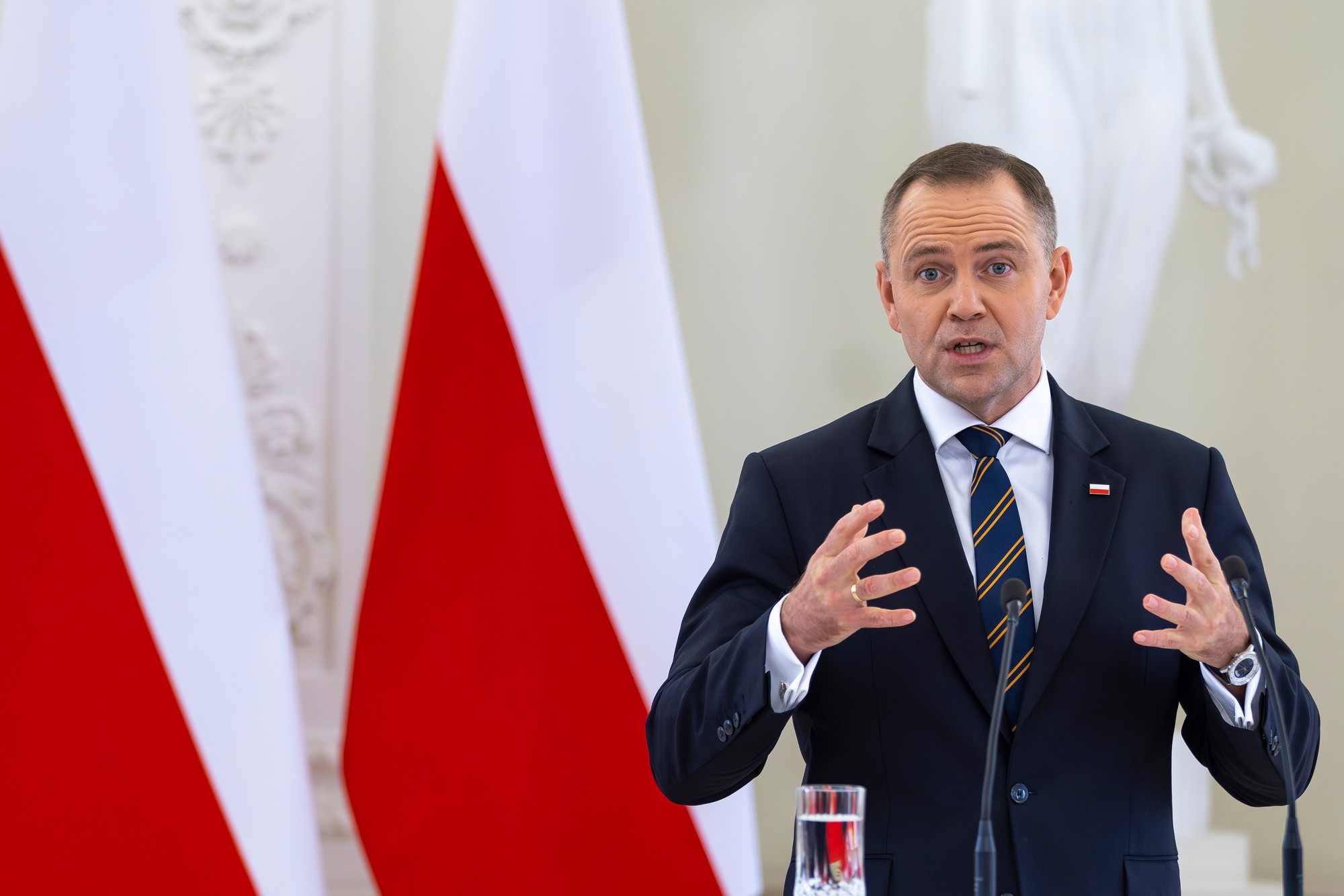 Poľský prezident Karol Nawrocki.
