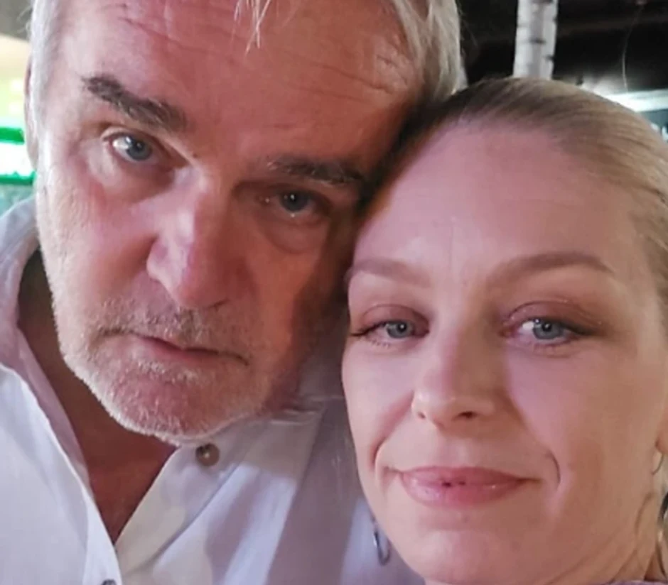 Slobodan Ćustić sa suprugom Jelenom