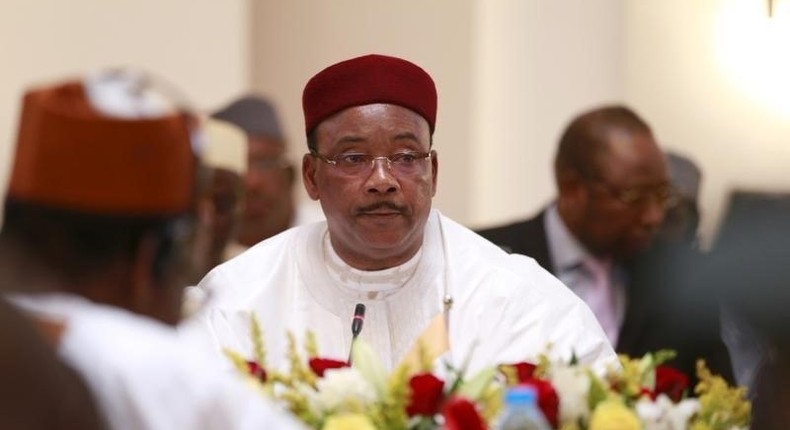 Niger's President Mahamadou Issoufou in a file photo. REUTERS/Afolabi Sotunde