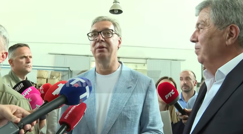 Aleksandar Vučić u Ansal Steel-u